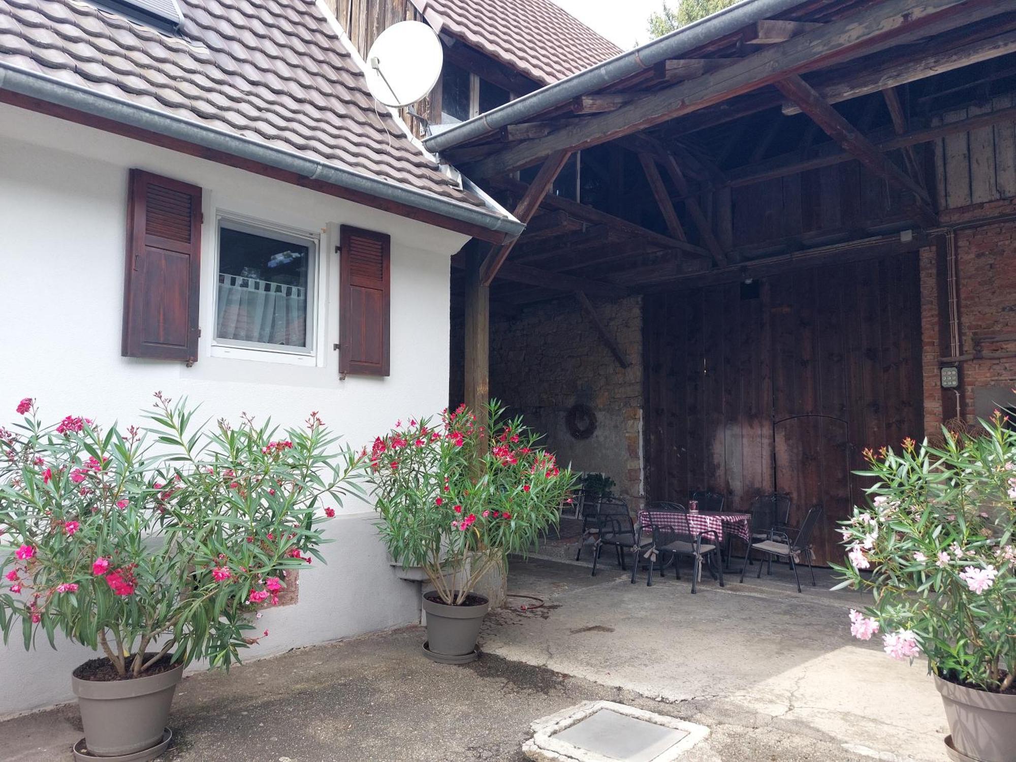 Villa Kleines Bauernhaus Mit Nostalgischem Flair à Rheinhausen Extérieur photo